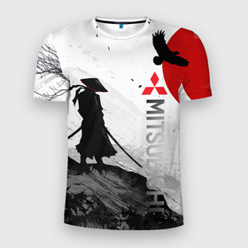 Мужская футболка 3D Slim с принтом Мечта самурая в Курске, 100% полиэстер с улучшенными характеристиками | приталенный силуэт, круглая горловина, широкие плечи, сужается к линии бедра | 