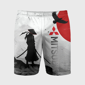 Мужские шорты спортивные с принтом Мечта самурая в Кировске,  |  | Тематика изображения на принте: 