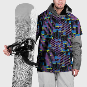 Накидка на куртку 3D с принтом Абстрактный узор в цвете в Курске, 100% полиэстер |  | 