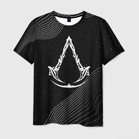 Мужская футболка 3D с принтом Мираж   Assassins creed в Санкт-Петербурге, 100% полиэфир | прямой крой, круглый вырез горловины, длина до линии бедер | 
