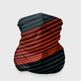 Бандана-труба 3D с принтом Рифленая абстракция в Тюмени, 100% полиэстер, ткань с особыми свойствами — Activecool | плотность 150‒180 г/м2; хорошо тянется, но сохраняет форму | 