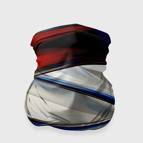 Бандана-труба 3D с принтом Изогнутая абстракция в Новосибирске, 100% полиэстер, ткань с особыми свойствами — Activecool | плотность 150‒180 г/м2; хорошо тянется, но сохраняет форму | 