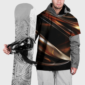 Накидка на куртку 3D с принтом Изогнутая шоколадная абстракция в Кировске, 100% полиэстер |  | Тематика изображения на принте: 