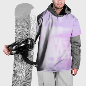 Накидка на куртку 3D с принтом Нежная светло сиреневая абстракция тай дай в Курске, 100% полиэстер |  | Тематика изображения на принте: 