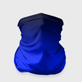 Бандана-труба 3D с принтом Градиент чёрно сине чёрный в Кировске, 100% полиэстер, ткань с особыми свойствами — Activecool | плотность 150‒180 г/м2; хорошо тянется, но сохраняет форму | 