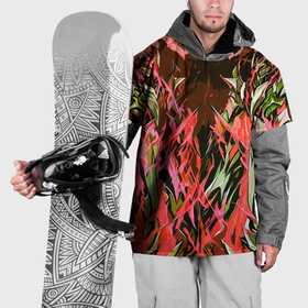 Накидка на куртку 3D с принтом Сталь и красная энергия в Екатеринбурге, 100% полиэстер |  | 