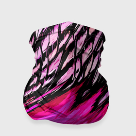 Бандана-труба 3D с принтом Розовая буря в Тюмени, 100% полиэстер, ткань с особыми свойствами — Activecool | плотность 150‒180 г/м2; хорошо тянется, но сохраняет форму | 