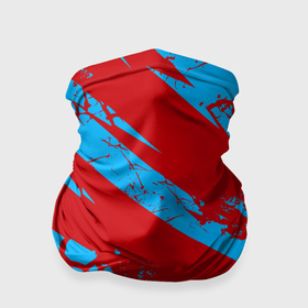 Бандана-труба 3D с принтом Red stripes в Новосибирске, 100% полиэстер, ткань с особыми свойствами — Activecool | плотность 150‒180 г/м2; хорошо тянется, но сохраняет форму | 
