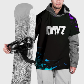 Накидка на куртку 3D с принтом Dayz неоновые краски в Кировске, 100% полиэстер |  | Тематика изображения на принте: 