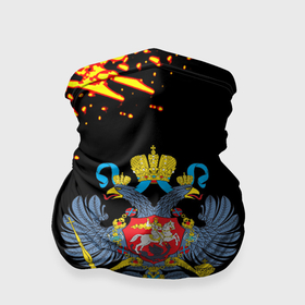Бандана-труба 3D с принтом Герб краски россия в Курске, 100% полиэстер, ткань с особыми свойствами — Activecool | плотность 150‒180 г/м2; хорошо тянется, но сохраняет форму | 