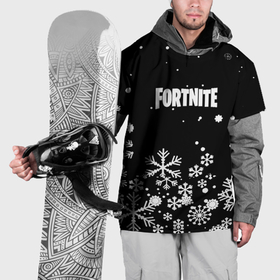 Накидка на куртку 3D с принтом Fortnite новый год паттерн , 100% полиэстер |  | 