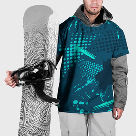 Накидка на куртку 3D с принтом Разноцветные текстурные штрихи в Санкт-Петербурге, 100% полиэстер |  | Тематика изображения на принте: 