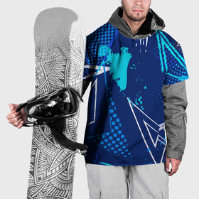 Накидка на куртку 3D с принтом Разноцветные текстурные треугольники в Кировске, 100% полиэстер |  | Тематика изображения на принте: 