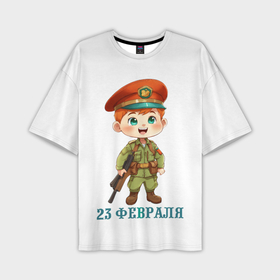 Мужская футболка oversize 3D с принтом День защитника отечества в Санкт-Петербурге,  |  | Тематика изображения на принте: 
