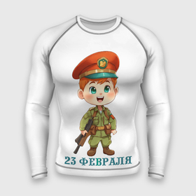 Мужской рашгард 3D с принтом День защитника отечества в Санкт-Петербурге,  |  | Тематика изображения на принте: 