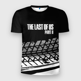 Мужская футболка 3D Slim с принтом The Last of Us краски асфальт , 100% полиэстер с улучшенными характеристиками | приталенный силуэт, круглая горловина, широкие плечи, сужается к линии бедра | Тематика изображения на принте: 