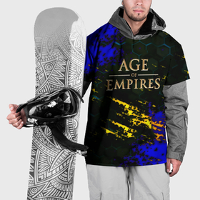 Накидка на куртку 3D с принтом Age of Empires краски текстура в Петрозаводске, 100% полиэстер |  | 