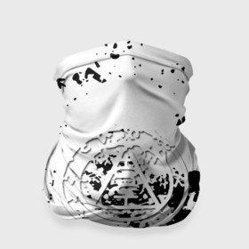 Бандана-труба 3D с принтом Silent hill logo краски в Кировске, 100% полиэстер, ткань с особыми свойствами — Activecool | плотность 150‒180 г/м2; хорошо тянется, но сохраняет форму | 