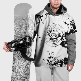 Накидка на куртку 3D с принтом Silent hill logo краски в Курске, 100% полиэстер |  | 
