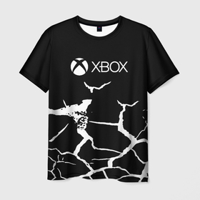 Мужская футболка 3D с принтом Xbox game текстура рельеф в городе Новоалтайск, 100% полиэфир | прямой крой, круглый вырез горловины, длина до линии бедер | 