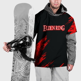 Накидка на куртку 3D с принтом Elden ring краски текстура в Тюмени, 100% полиэстер |  | 