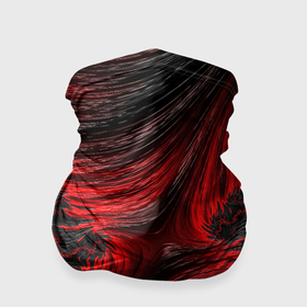 Бандана-труба 3D с принтом Красно черный текстурный фон в Кировске, 100% полиэстер, ткань с особыми свойствами — Activecool | плотность 150‒180 г/м2; хорошо тянется, но сохраняет форму | 
