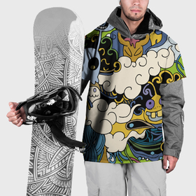Накидка на куртку 3D с принтом Облачные монстры , 100% полиэстер |  | Тематика изображения на принте: 