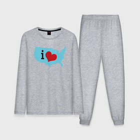 Мужская пижама с лонгсливом хлопок Люблю США: в Ухте,  |  |
