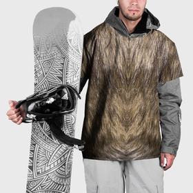 Накидка на куртку 3D с принтом Шерсть животная в Санкт-Петербурге, 100% полиэстер |  | Тематика изображения на принте: 