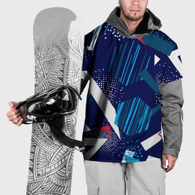 Накидка на куртку 3D с принтом Графические зигзаги в Санкт-Петербурге, 100% полиэстер |  | Тематика изображения на принте: 