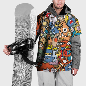 Накидка на куртку 3D с принтом Самые веселые существа в Тюмени, 100% полиэстер |  | Тематика изображения на принте: 