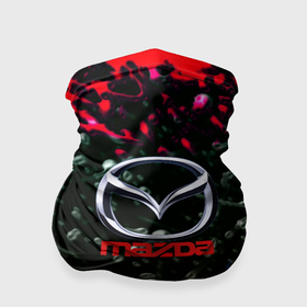 Бандана-труба 3D с принтом Mazda краски абстракция спорт в Белгороде, 100% полиэстер, ткань с особыми свойствами — Activecool | плотность 150‒180 г/м2; хорошо тянется, но сохраняет форму | 