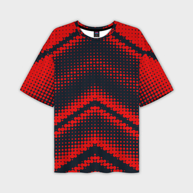 Мужская футболка oversize 3D с принтом Geometric angles в Кировске,  |  | 