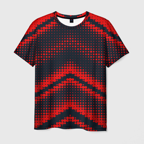 Мужская футболка 3D с принтом Geometric angles в Белгороде, 100% полиэфир | прямой крой, круглый вырез горловины, длина до линии бедер | 