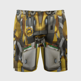 Мужские шорты спортивные с принтом Deep roock galactic броня бурильщика в Курске,  |  | 