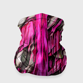 Бандана-труба 3D с принтом Камень и розовая слизь в Кировске, 100% полиэстер, ткань с особыми свойствами — Activecool | плотность 150‒180 г/м2; хорошо тянется, но сохраняет форму | 