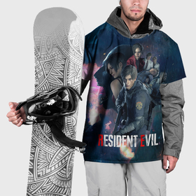 Накидка на куртку 3D с принтом Resident Evil game color в Петрозаводске, 100% полиэстер |  | Тематика изображения на принте: 