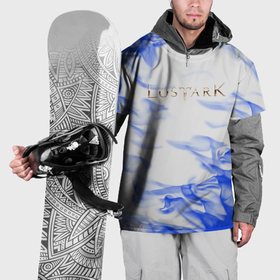Накидка на куртку 3D с принтом Lostark flame blue в Петрозаводске, 100% полиэстер |  | 