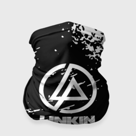 Бандана-труба 3D с принтом Linkin park logo краски текстура в Рязани, 100% полиэстер, ткань с особыми свойствами — Activecool | плотность 150‒180 г/м2; хорошо тянется, но сохраняет форму | 