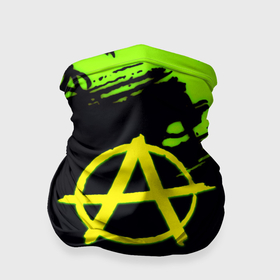 Бандана-труба 3D с принтом Кислотный логотип анархия в Кировске, 100% полиэстер, ткань с особыми свойствами — Activecool | плотность 150‒180 г/м2; хорошо тянется, но сохраняет форму | 