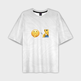 Мужская футболка oversize 3D с принтом Мьюнинг эмодзи в Петрозаводске,  |  | Тематика изображения на принте: 