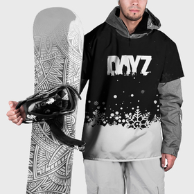 Накидка на куртку 3D с принтом Dayz снежинки в Санкт-Петербурге, 100% полиэстер |  | 