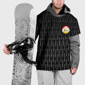 Накидка на куртку 3D с принтом Осетия Алания герб на спине в Тюмени, 100% полиэстер |  | Тематика изображения на принте: 