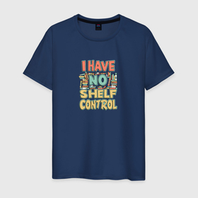 Мужская футболка хлопок с принтом Любителю книг в Курске, 100% хлопок | прямой крой, круглый вырез горловины, длина до линии бедер, слегка спущенное плечо. | 