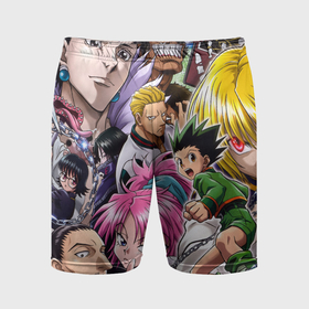 Мужские шорты спортивные с принтом Hunter  Hunter anime color в Тюмени,  |  | 