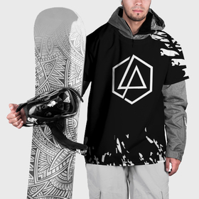 Накидка на куртку 3D с принтом Linkin park краски текстура рок в Белгороде, 100% полиэстер |  | Тематика изображения на принте: 