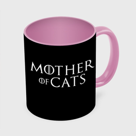 Кружка с полной запечаткой с принтом Мама котов   герб в Тюмени, керамика | ёмкость 330 мл | Тематика изображения на принте: 