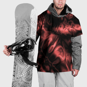 Накидка на куртку 3D с принтом Абстракция шёлк коралловый в Кировске, 100% полиэстер |  | Тематика изображения на принте: 