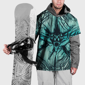 Накидка на куртку 3D с принтом Негативное энергетическое существо в Тюмени, 100% полиэстер |  | Тематика изображения на принте: 