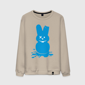 Мужской свитшот хлопок с принтом Blue bunny в Белгороде, 100% хлопок |  | 